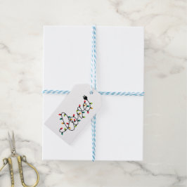 Weihnachtslichter Liebe Geschenkanhänger