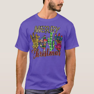 Weihnachtslichter Lover Funny Xmas pajama fa T-Shirt