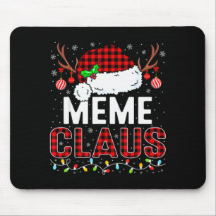 Weihnachtslichter Meme Claus Familie passende Xmas Mousepad