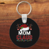 Weihnachtslichter Mutter Claus Familie passende Xm Schlüsselanhänger (Vorderseite)