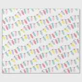 Weihnachtslichter Pastorale Farbe Geschenkpapier (Flach)