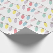 Weihnachtslichter Pastorale Farbe Geschenkpapier (Ecke)