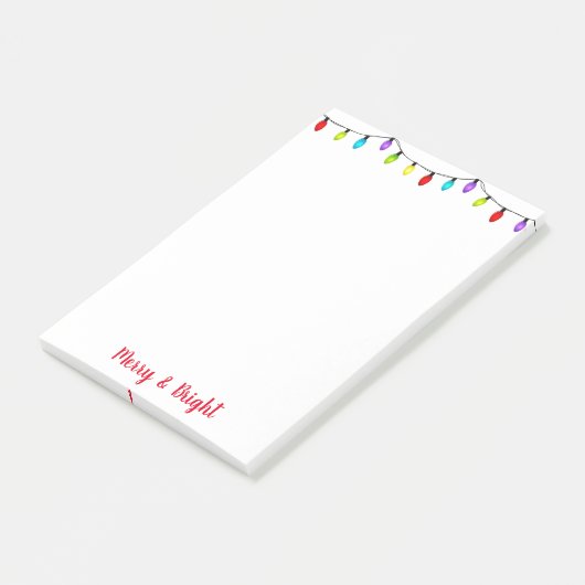 Weihnachtslichter Post it Notes Post-it Klebezettel (angewinkelt)