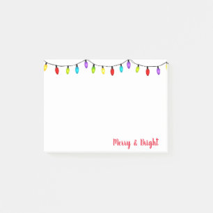 Weihnachtslichter Post it Notes Post-it Klebezettel