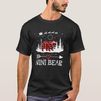 Weihnachtslichter-Pyjama passend zu rotem Karo Nin T-Shirt