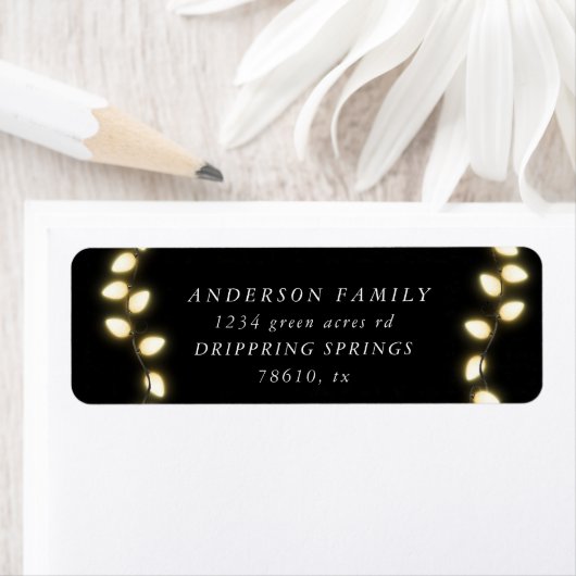 Weihnachtslichter-Rücksendeadresse (Insitu)