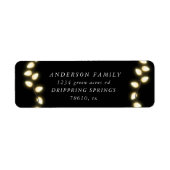 Weihnachtslichter-Rücksendeadresse (Vorne)