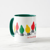 Weihnachtslichter Tasse (Vorderseite Links)