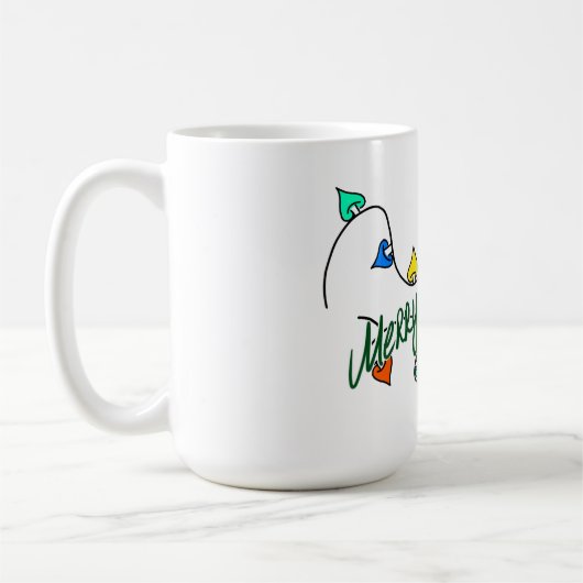 Weihnachtslichter-Tasse Kaffeetasse (Links)