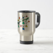 Weihnachtslichter-Tasse Reisebecher (VorderseiteRechts)