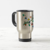 Weihnachtslichter-Tasse Reisebecher (Vorderseite Links)