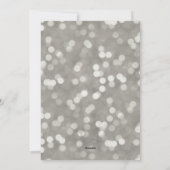 Weihnachtslichter Verheiratet und hell Neuvermählt Feiertagskarte (Rückseite)