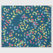 Weihnachtslichter verwirrt geschenkpapier (Flach)