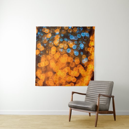 Weihnachtslichter Wandteppich (Beispiel (Horizontal))