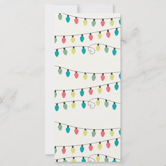 Weihnachtslichterkette Muster (Vorderseite)
