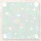 Weihnachtslichtglas-Untersetzer Glasuntersetzer (Rückseite)