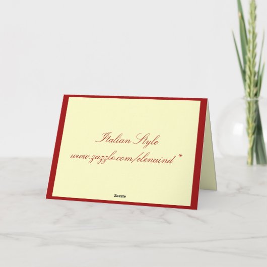 Weihnachtslichtkarte Feiertagskarte (Rückseite)