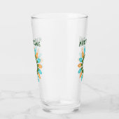 Weihnachtslichtkreis in Orange und Blau Glas (Rechts)