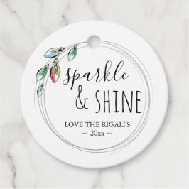 Weihnachtslichtmarken Geschenkanhänger