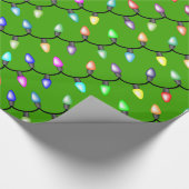 Weihnachtslichtmuster-Wandpapier Geschenkpapier (Ecke)
