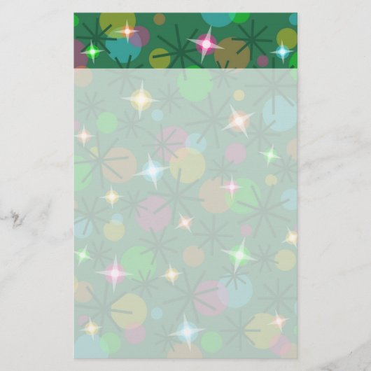 Weihnachtslichtpapier-Header Briefpapier (Vorderseite)