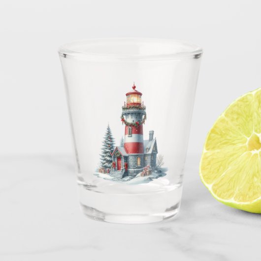 Weihnachtslichtthaus Shot Glass Schnapsglas (Vorderseite)