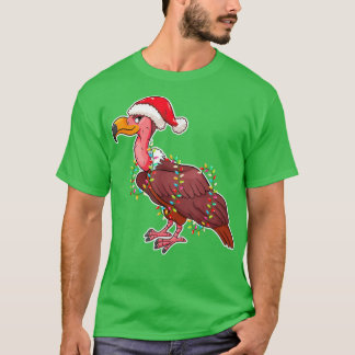 Weihnachtslichtvulture mit einem Weihnachtsgeist T-Shirt
