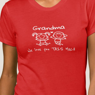 Weihnachtsliebe für Oma Lustiges Grafikgeschenk T-Shirt