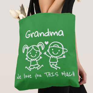 Weihnachtsliebe Großmutter Lustiges Grafik-Geschen Tasche