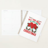 Weihnachtsliebe Herz Santa Gnom Design Planer (Anzeige)
