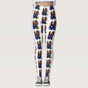 weihnachtsliebe leoparden tierprint leggings