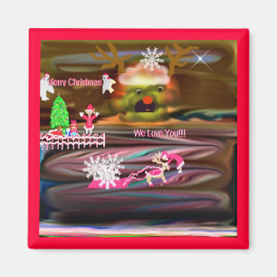 WeihnachtsLiebe-Magnet Magnet
