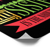 Weihnachtsliebe Mein Schwester ist der schmucke Poster (Ecke)