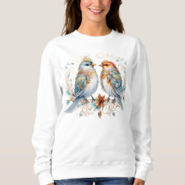 Weihnachtsliebevögel Sweatshirt