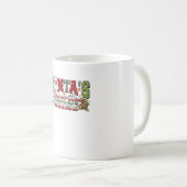 Weihnachtsliebevoll, fröhliche Krankenschwester, K Kaffeetasse (VorderseiteRechts)