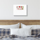 Weihnachtsliebevoll, fröhliche Krankenschwester, K Leinwanddruck (Insitu (Schlafzimmer))