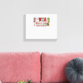 Weihnachtsliebevoll, fröhliche Krankenschwester, K Leinwanddruck (Insitu (Wohnzimmer))