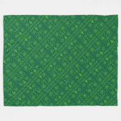 Weihnachtsliebhaber Kreuzmuster Sampler Design Fleecedecke (Vorderseite (Horizontal))