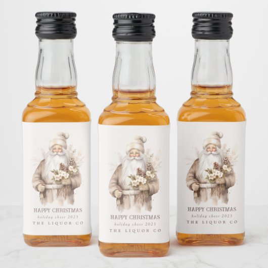 Weihnachtsliebhaber Liquor Flaschenmarken Alkoholflaschenetikett (Flaschen)