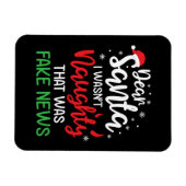 Weihnachtsliebhaber Weihnachten Ich war scheußlich Magnet (Horizontal)
