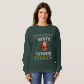 Weihnachtsliebling, Weihnachtspulli Sweatshirt (Vorne ganz)