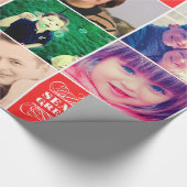 Weihnachtslieblings-Foto-Geschenkpapier Geschenkpapier (Ecke)