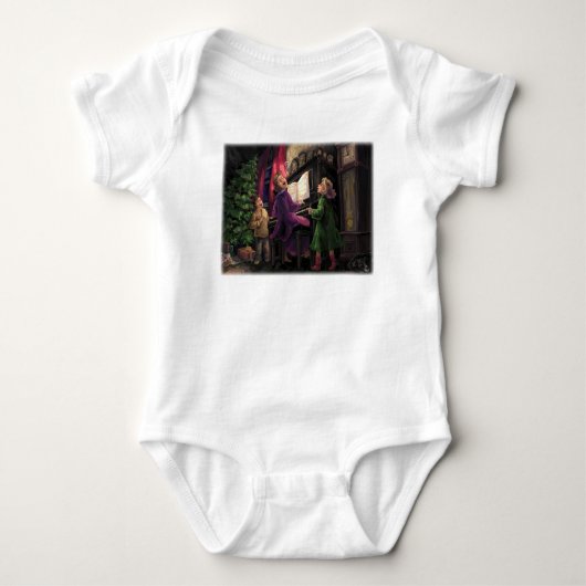 Weihnachtslied Baby Strampler (Vorderseite)