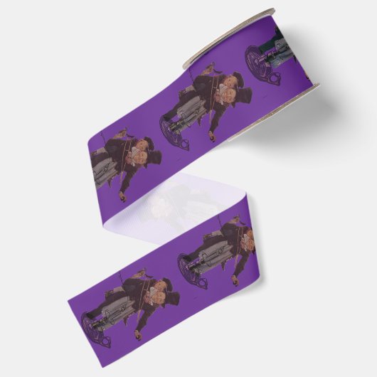 Weihnachtslied Bob Cratchit Tiny Tim Ripsband (Rückseite)