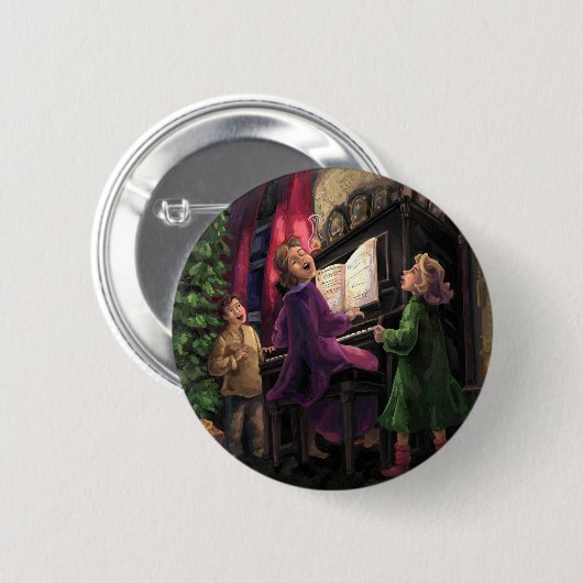 Weihnachtslied Button (Vorne & Hinten)