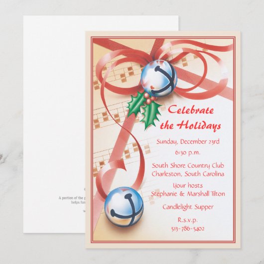 Weihnachtslied © einladung (Vorne/Hinten)