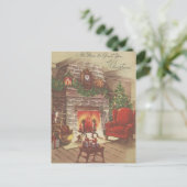 Weihnachtslied Feiertagspostkarte (Stehend Vorderseite)