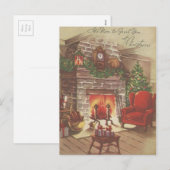 Weihnachtslied Feiertagspostkarte (Vorne/Hinten)