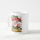 Weihnachtslied-Geschenk, Festlicher Winterbecher Kaffeetasse (Vorderseite Links)