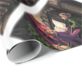 Weihnachtslied Geschenkpapier (Rolleneckpunkt)